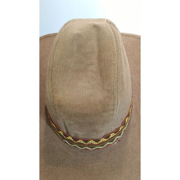 Vintage Newport Western Cowboy Hat Brown Suede Felt S 6 3/4 - 6 7/8 - Picture 10 of 14